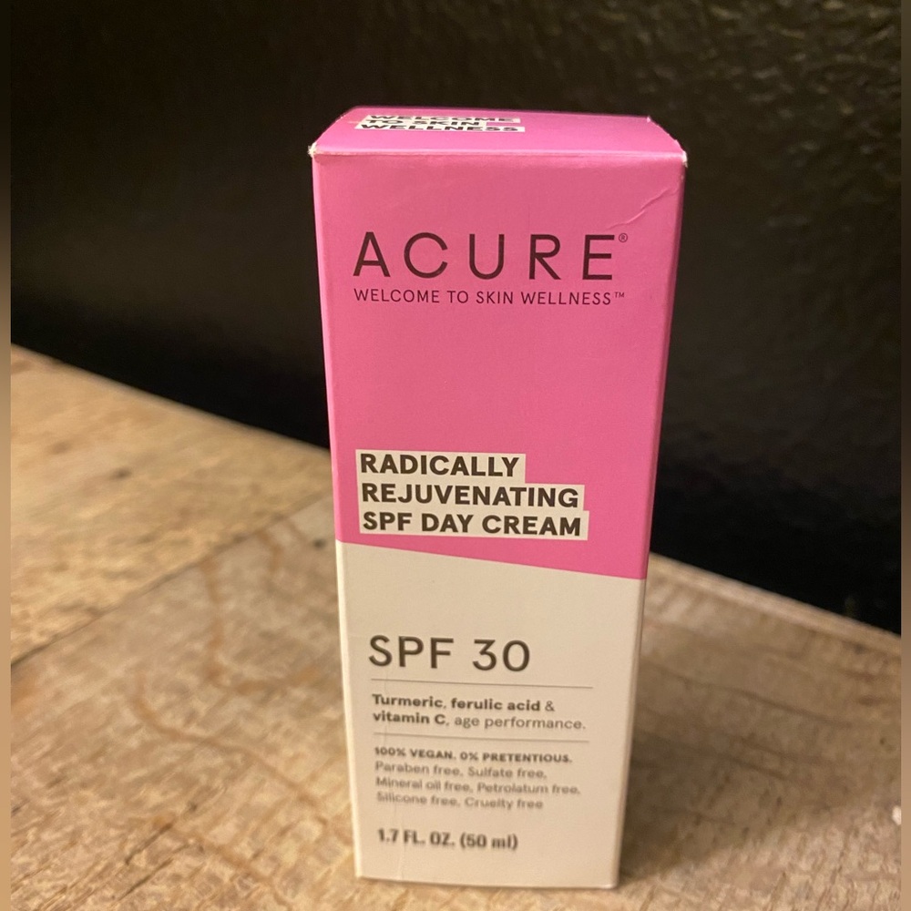 NWT Acure Sunscreen